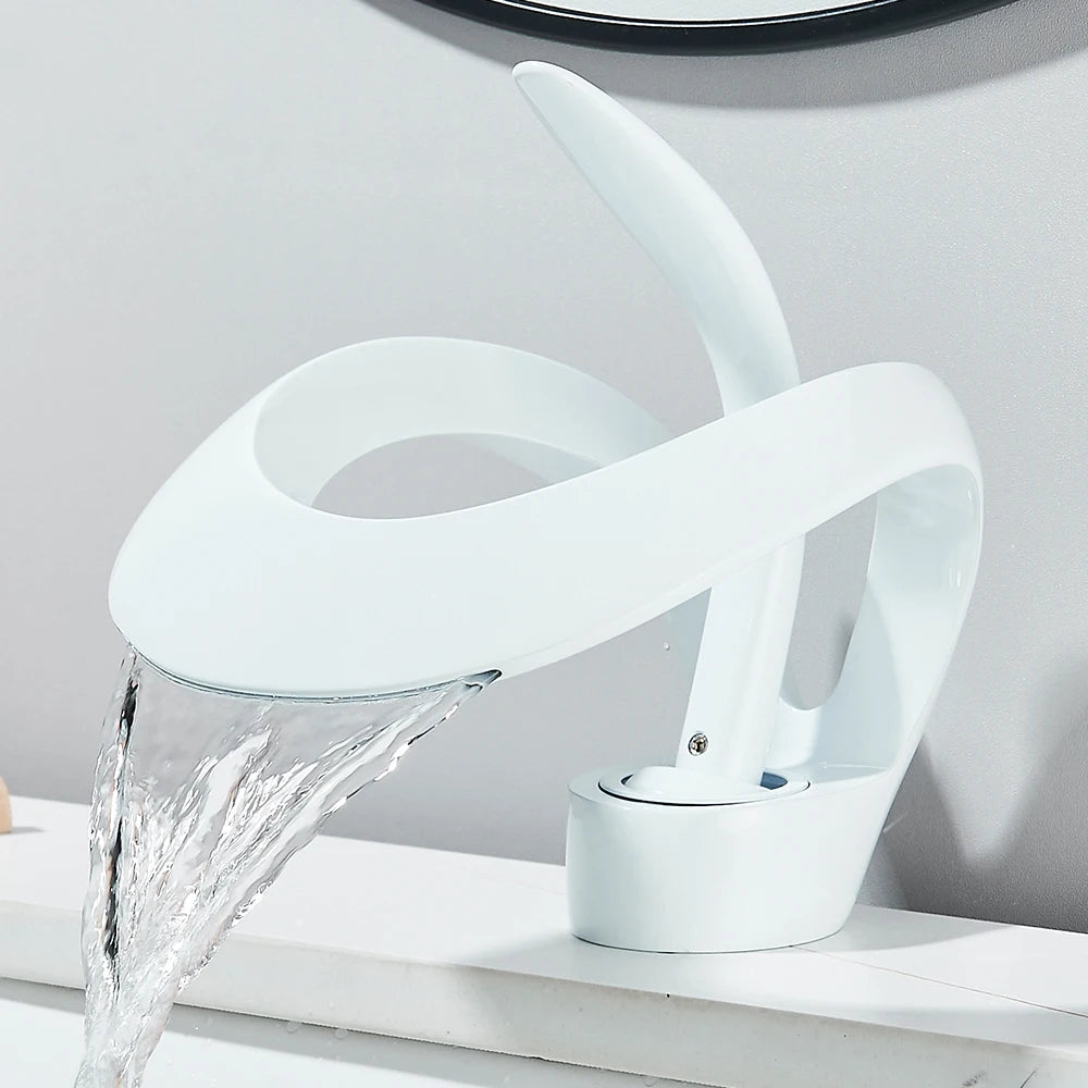 Mitigeur lavabo contemporain