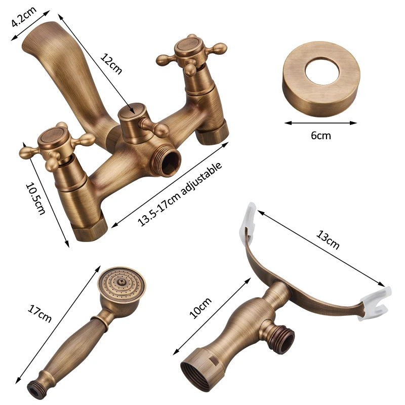 Mitigeur douche vintage