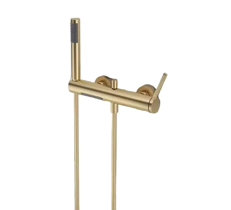 Mitigeur baignoire or