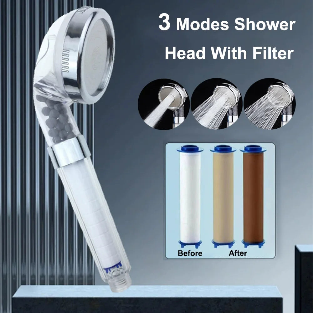 Pommeau de douche filtrant avec jet puissant