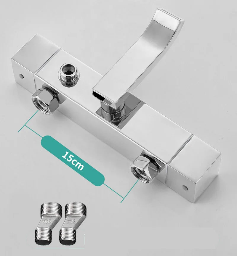 Mitigeur baignoire carré