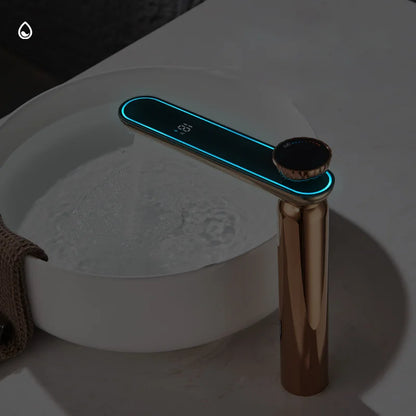 Mitigeur lavabo affichage numérique