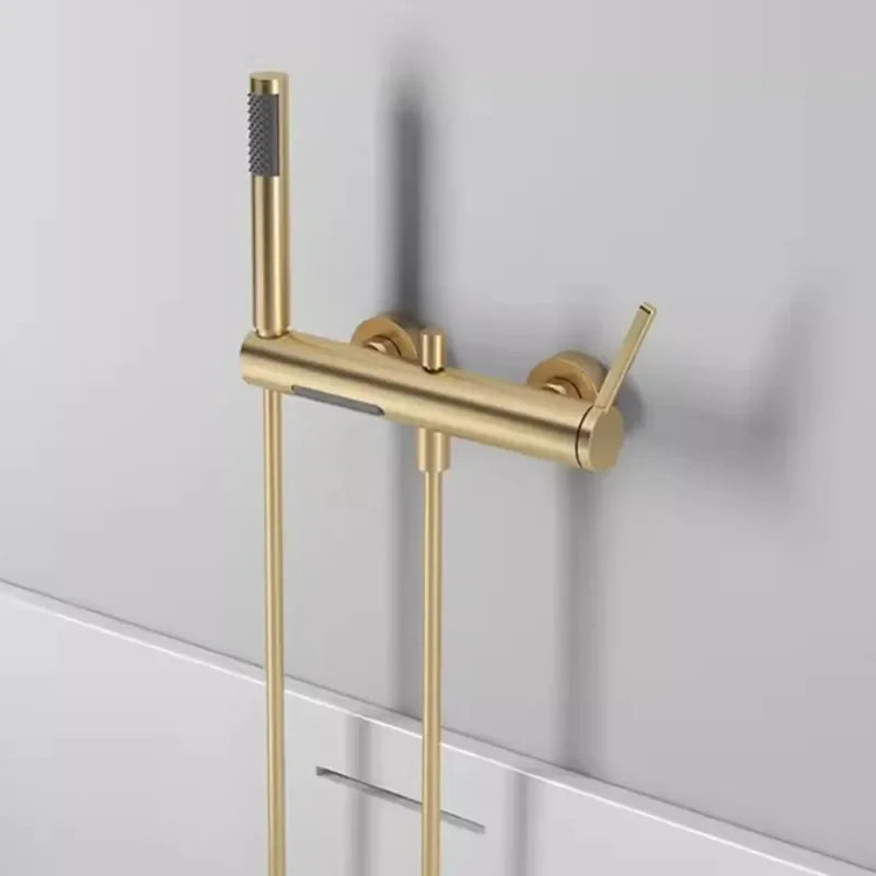 Mitigeur baignoire or