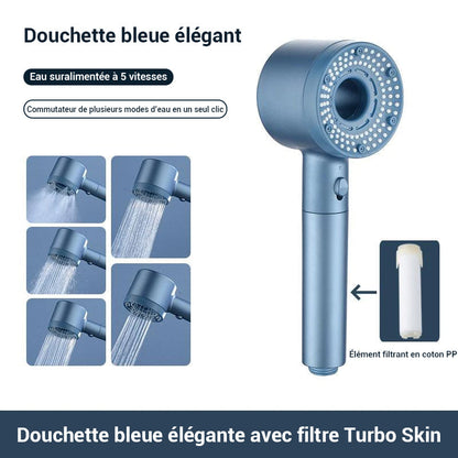 Pommeau de douche anti calcaire filtre