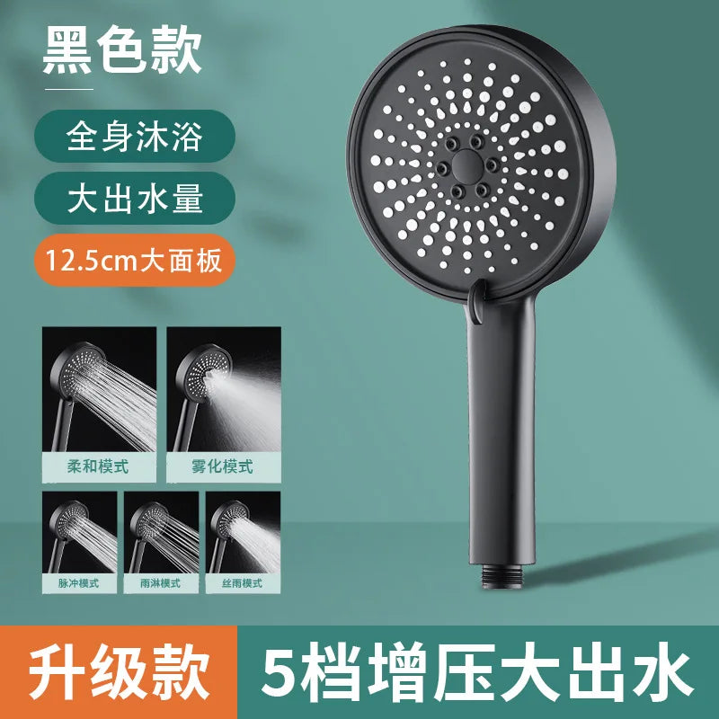 Pommeau de douche haute pression arrondi