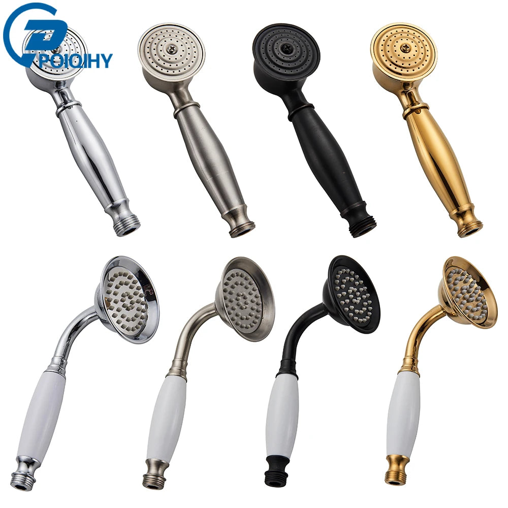 Pommeau de douche anti calcaire rétro