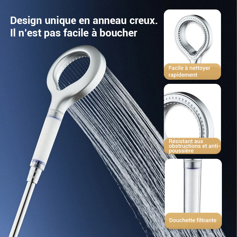 Pommeau de douche haute pression design