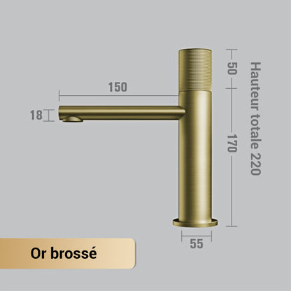 Mitigeur lavabo laiton