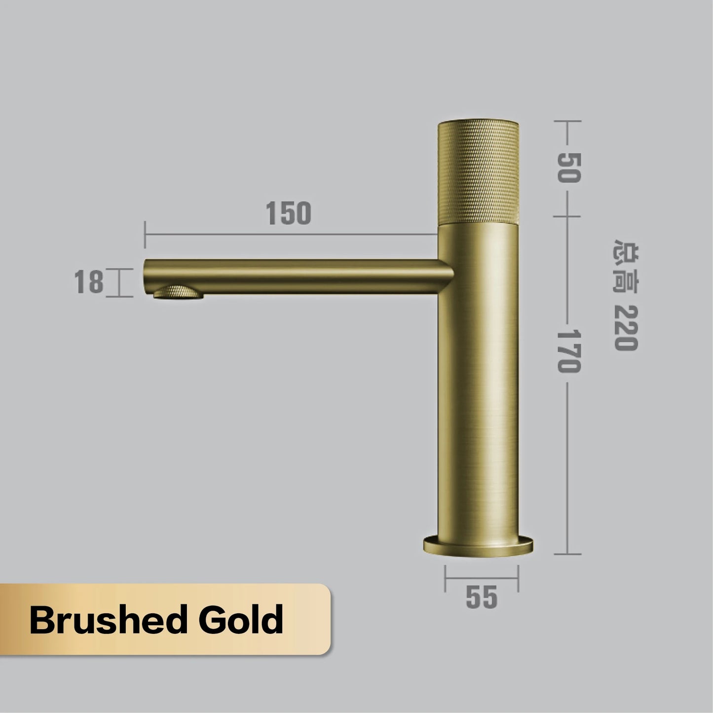 Mitigeur lavabo laiton