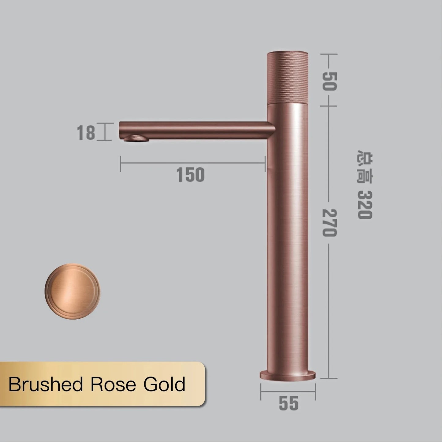 Mitigeur lavabo laiton