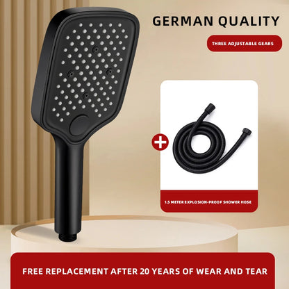 Pommeau de douche anti calcaire large