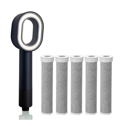 Pommeau de douche filtrant haute pression