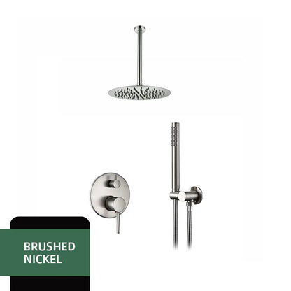 Colonne de douche encastrable bras de plafond