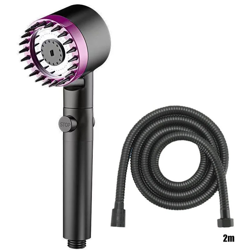 Pommeau de douche filtrant avec 5 filtres inclus