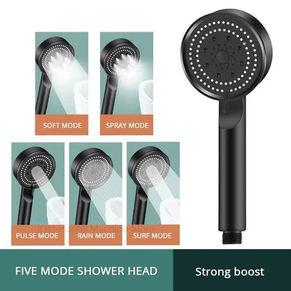 Pommeau de douche anti calcaire 5 modes
