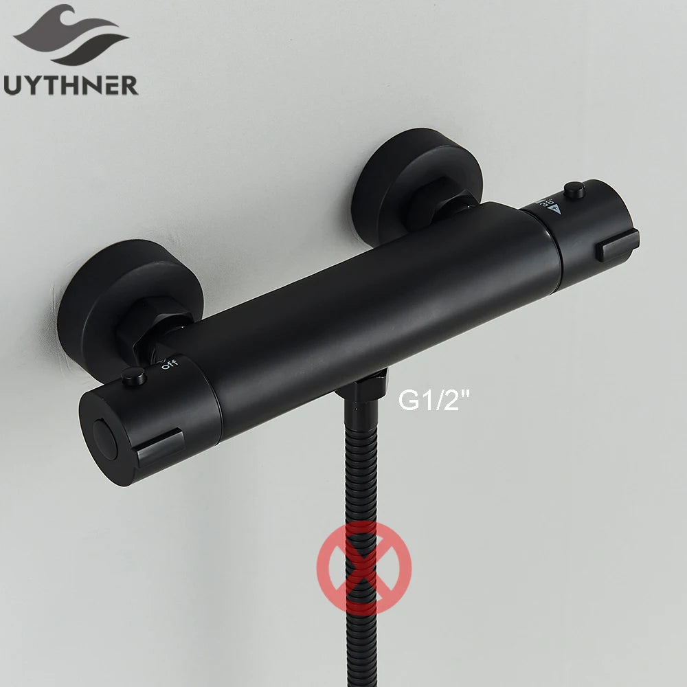 Mitigeur thermostatique bec long