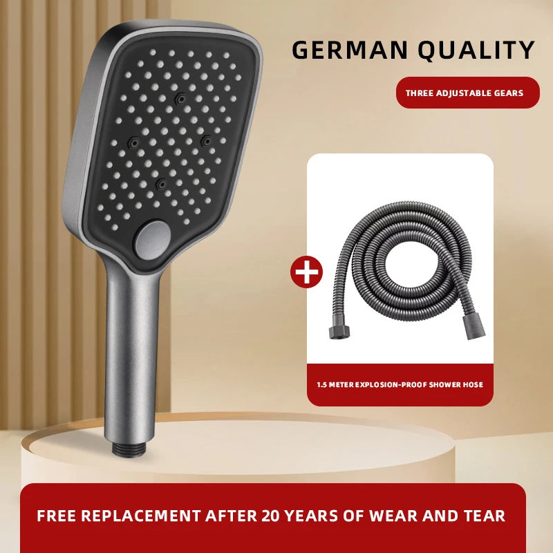 Pommeau de douche anti calcaire large