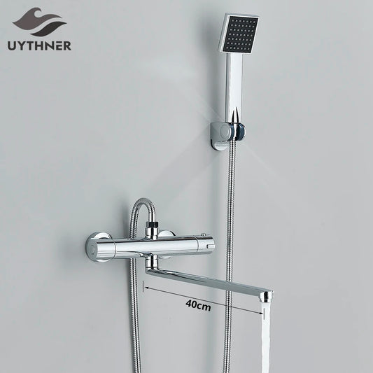 Mitigeur thermostatique bec long