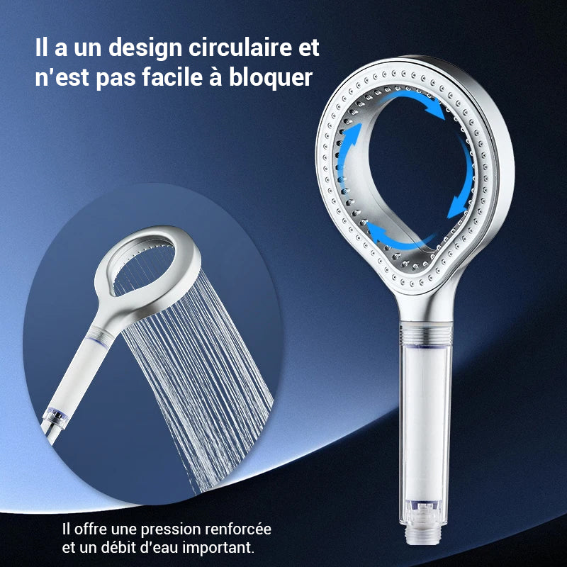 Pommeau de douche haute pression design
