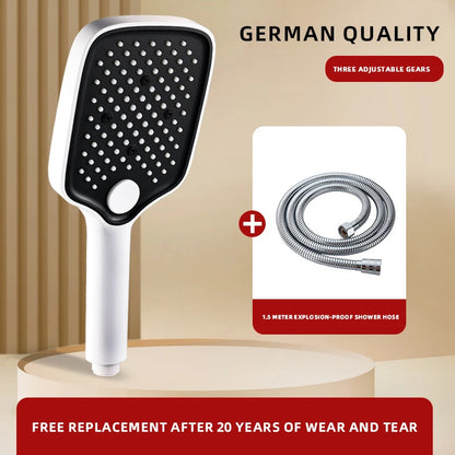 Pommeau de douche anti calcaire large