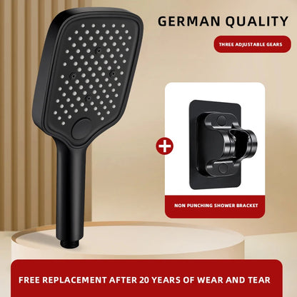 Pommeau de douche anti calcaire large