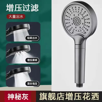 Pommeau de douche haute pression arrondi