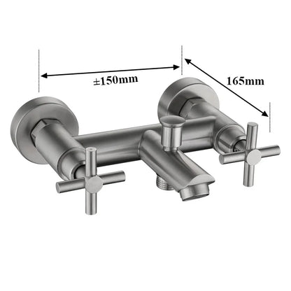 Mitigeur baignoire croix