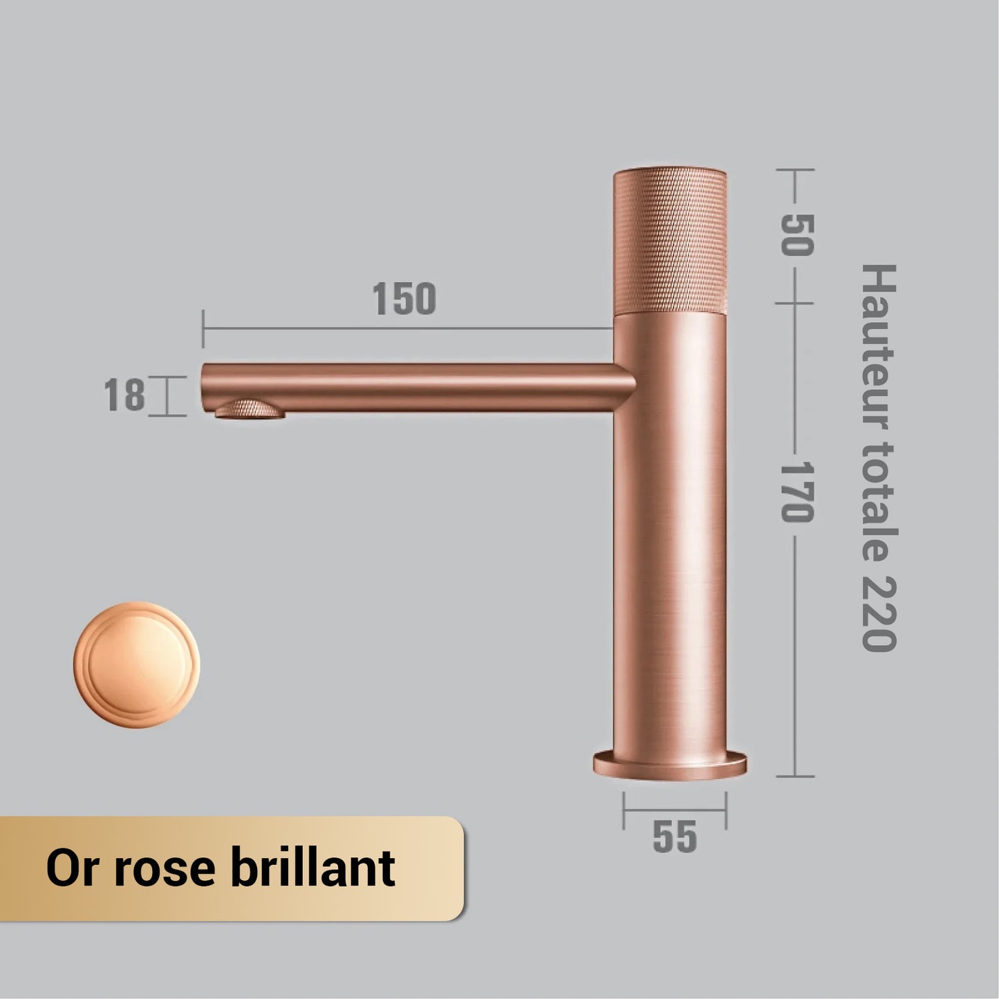 Mitigeur lavabo laiton
