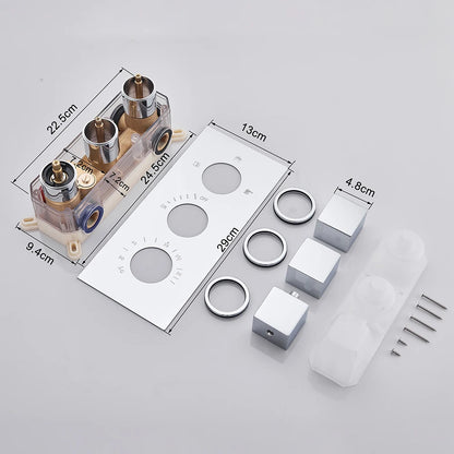 Mitigeur thermostatique 3 voies