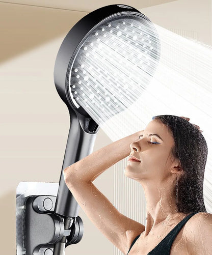 Pommeau de douche haute pression rond