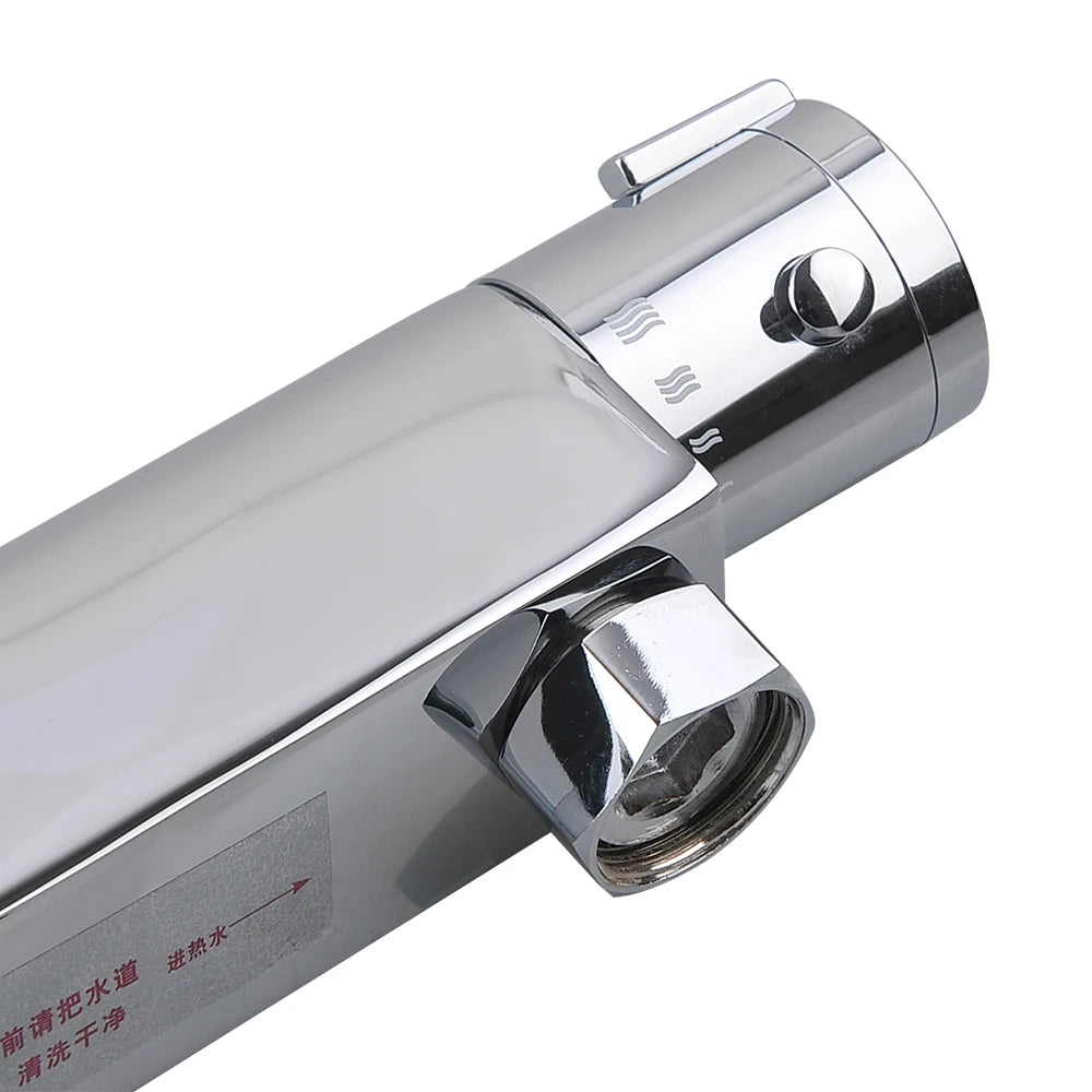 Mitigeur thermostatique bouton sécurité