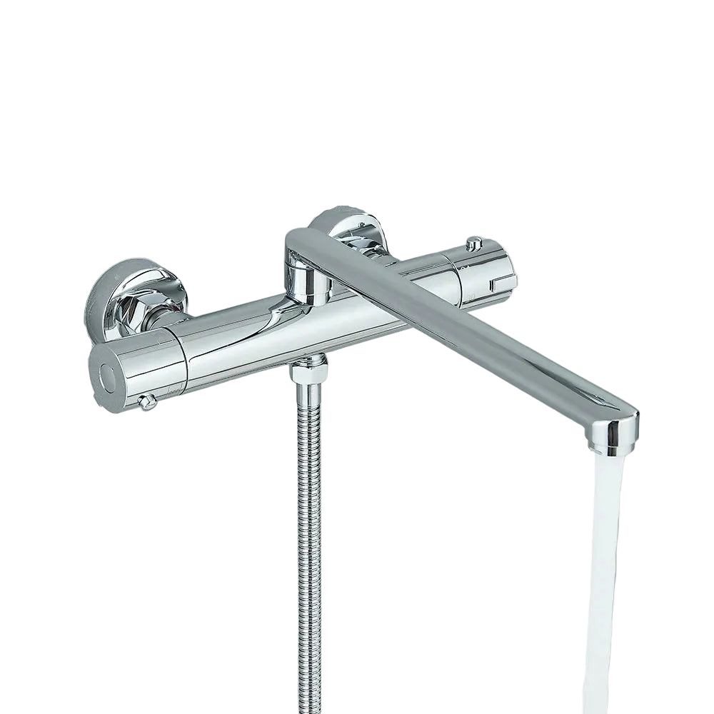 Mitigeur baignoire bec rabattable