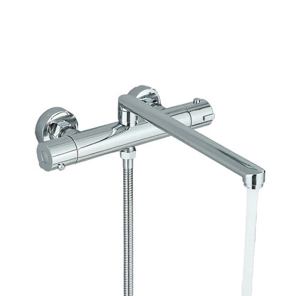 Mitigeur baignoire bec rabattable