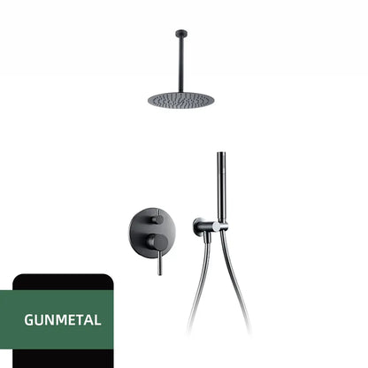 Colonne de douche encastrable bras de plafond