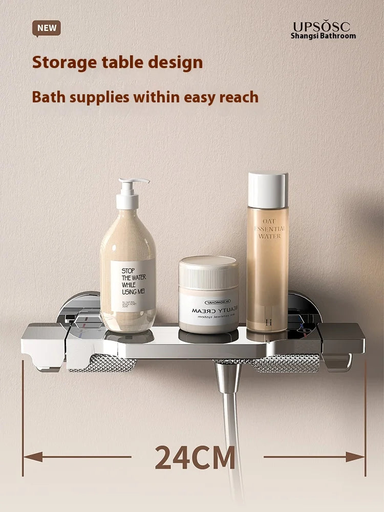 Mitigeur douche avec verseur cascade