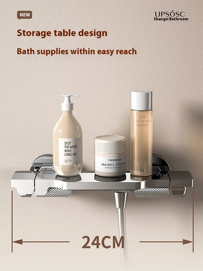 Mitigeur douche avec verseur cascade