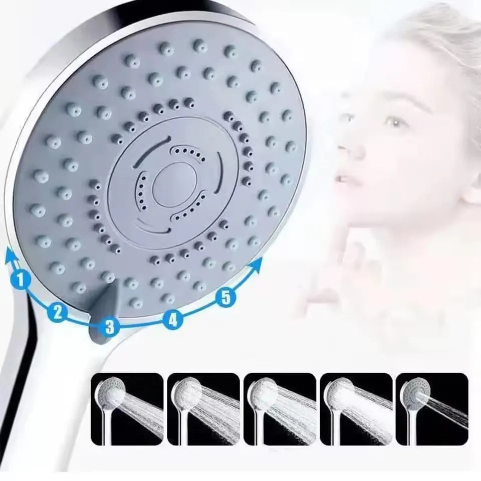 Pommeau de douche anti calcaire perles