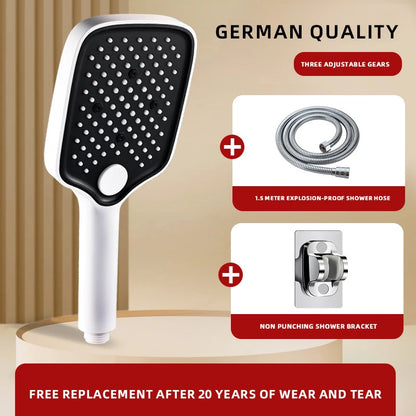 Pommeau de douche anti calcaire large