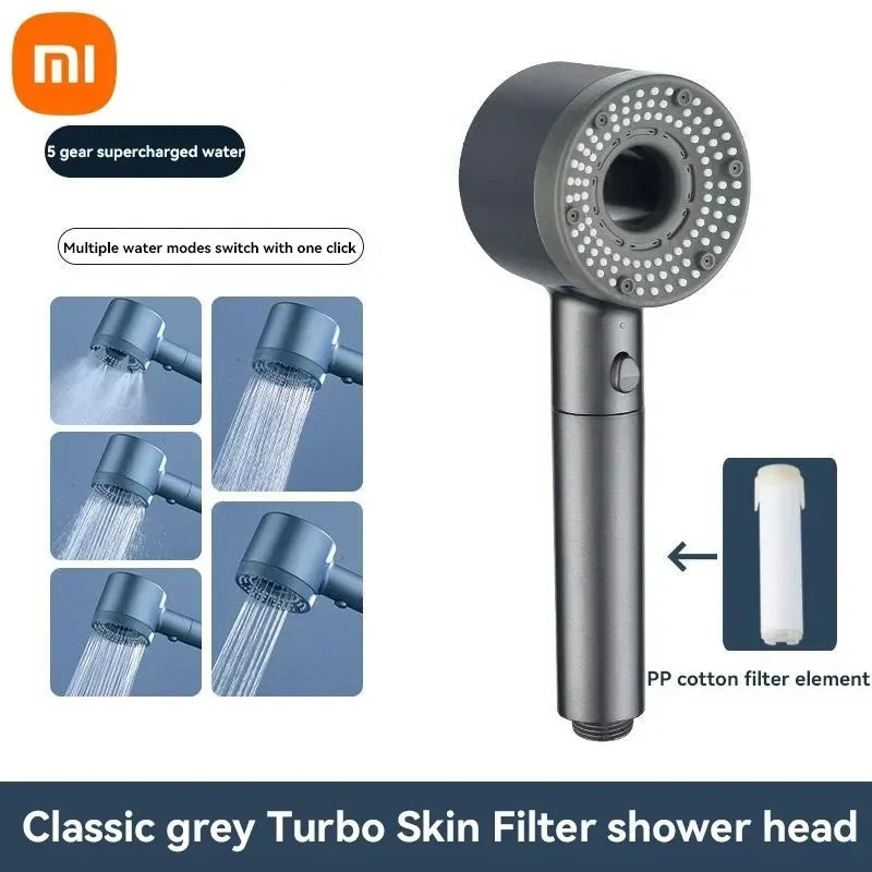 Pommeau de douche filtrant plusieurs modes