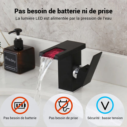 Mitigeur lavabo led