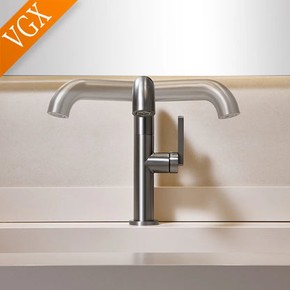 Mitigeur lavabo rotatif