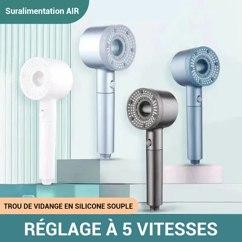 Pommeau de douche filtrant plusieurs modes