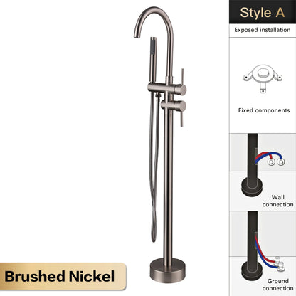 Mitigeur baignoire sur pied