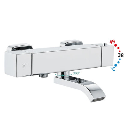 Mitigeur baignoire carré