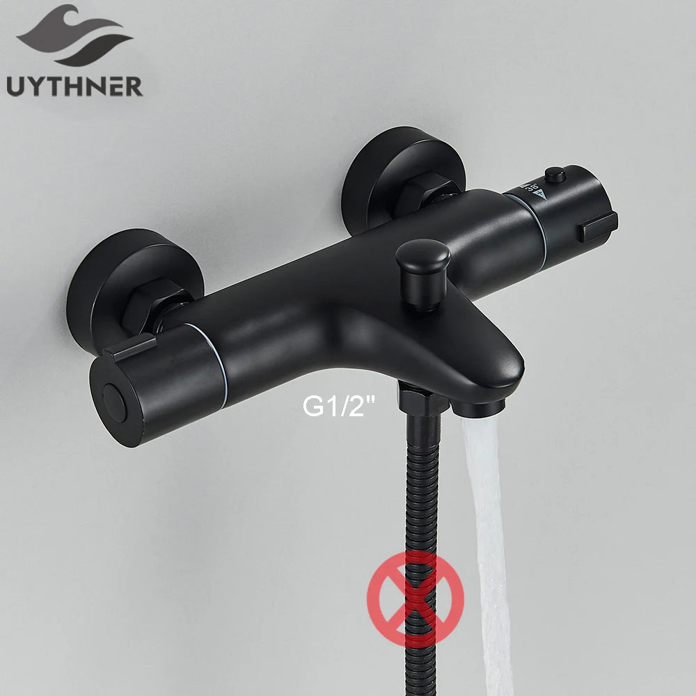 Mitigeur thermostatique bec long