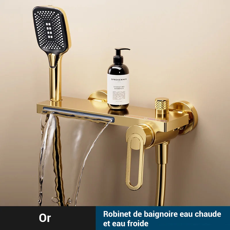 Mitigeur douche avec tablette