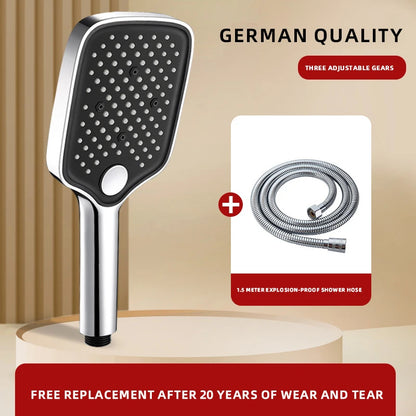 Pommeau de douche anti calcaire large