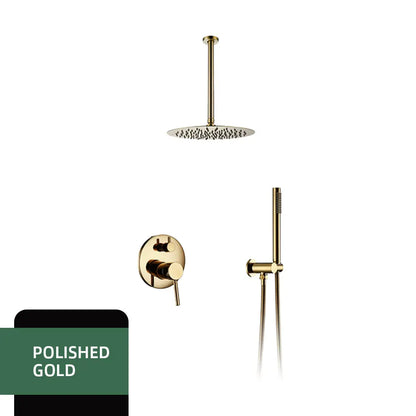 Colonne de douche encastrable bras de plafond