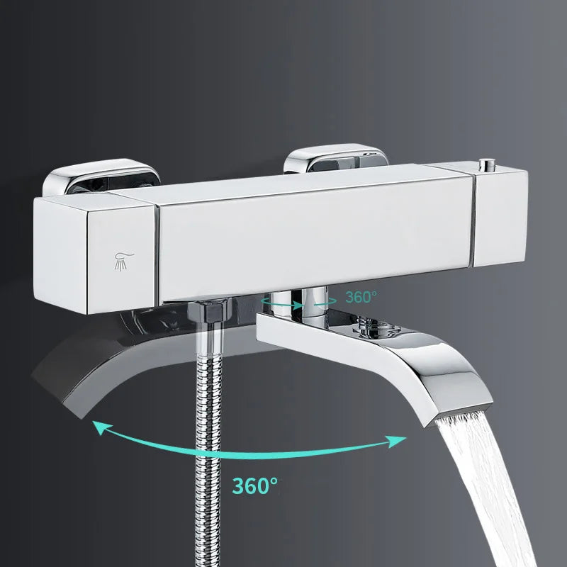 Mitigeur baignoire carré