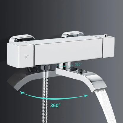 Mitigeur baignoire carré